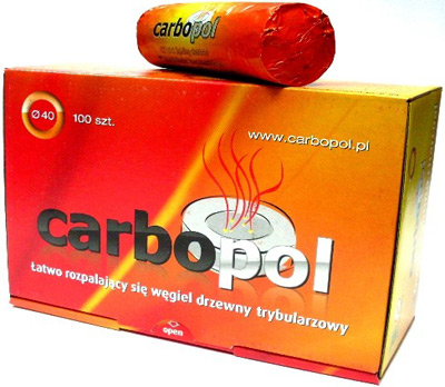 Carbopol 40 мм. — Саморазжигающийся уголь для кальяна